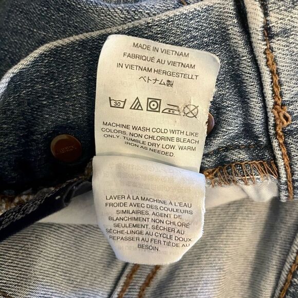 J. Crew vintage straight button front jeans. Size 30. - Picture 10 of 11